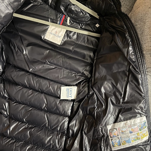 Moncler Shiny Black Puffer Jacket - Picture 3 of 3